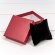 Коробка Прямоугольная 9 x 9 x 5,5 с подушкой внутри "Ромбики" Красный