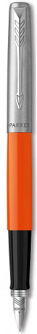Перьевая ручка Parker Jotter, цвет ORIGINALS ORANGE CT, цвет чернил синий/черный, толщина линии M, В БЛИСТЕРЕ с гравировкой