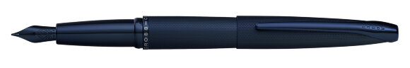 Перьевая ручка Cross ATX Dark Blue PVD, перо M с гравировкой