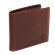 Бумажник KLONDIKE Dawson, натуральная кожа в коричневом цвете, 12,5 х 2,5 х 9,5 см