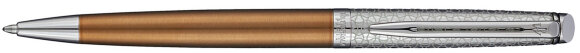 Ручка шариковая Waterman Hemisphere La Collection Privee Bronze Satine, стальной корпус с гравировкой