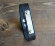 Кожаный черный браслет 1,5 см с глянцевой пластиной под гравировку