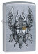 Зажигалка Zippo Viking Warrior с покрытием Street Chrome™, латунь/сталь, серебристая, 36x12x56 мм