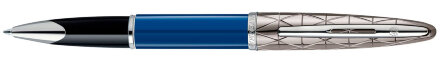 Роллерная ручка Waterman Blue Obsession, цвет - бронза/синий лак в Москве, фото 29