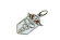Серебряный медицинский ID жетон