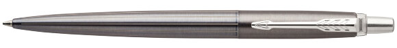 Ручка шариковая Parker Jotter Premium Oxford Grey Pinstripe CT с гравировкой