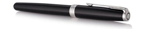 Ручка роллер Parker Sonnet Lacquer Deep Black CT 1948081,1950794