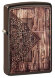 Зажигалка Zippo Classic с покрытием Brown Matte, латунь/сталь, коричневая, матовая, 36x12x56 мм