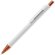 Ручка шариковая Chromatic White, белая с оранжевым