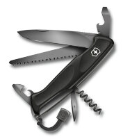 Нож перочинный RangerGrip 55 Onyx Black VICTORINOX 0.9563.C31P с гравировкой 0.9563.C31P