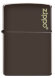 Зажигалка Zippo Classic с покрытием Brown Matte, латунь/сталь, коричневая, матовая, 36x12x56 мм