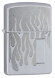 Зажигалка Zippo с покрытием Satin Chrome, латунь/сталь, серебристая, матовая, 36x12x56 мм