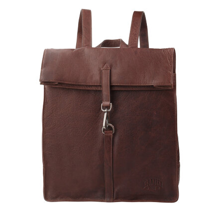 Рюкзак-сумка KLONDIKE DIGGER «Mara», натуральная кожа в темно-коричневом цвете, 32,5 x 36,5 x 11 см в Москве, фото 23