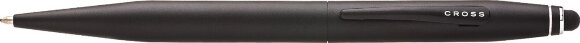 Шариковая ручка Cross Tech2 со стилусом 6мм. Цвет - черный матовый. с гравировкой