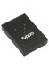 Зажигалка Zippo Zippo Flame, с покрытием Satin Chrome™, латунь/сталь, серебристая, 36x12x56 мм