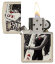 Зажигалка Zippo Classic с покрытием Cream Matte, латунь/сталь, кремовая, матовая, 36x12x56 мм