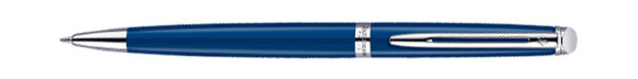 Шариковая ручка Waterman Blue Obsession, цвет - синий лак с гравировкой