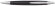 Шариковая ручка Hauser Triangle, черная, алюминий с гравировкой