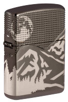 Зажигалка Armor™ High Polish Black Ice® Zippo 49299 с гравировкой