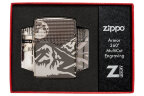 Зажигалка Armor™ High Polish Black Ice® Zippo 49299 с гравировкой
