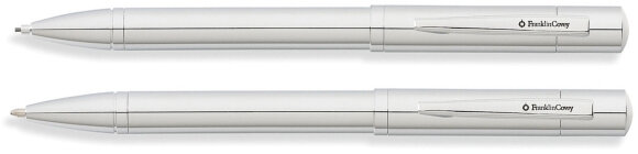 Набор FranklinCovey Greenwich: шариковая ручка и карандаш 0.9мм. Цвет - хромовый.