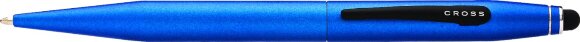 Шариковая ручка Cross Tech2 со стилусом 6мм. Цвет - синий. с гравировкой