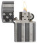 Зажигалка Zippo Armor™ с покрытием Antique Silver Plate™, латунь/сталь, серая, матовая, 37х13x58 мм