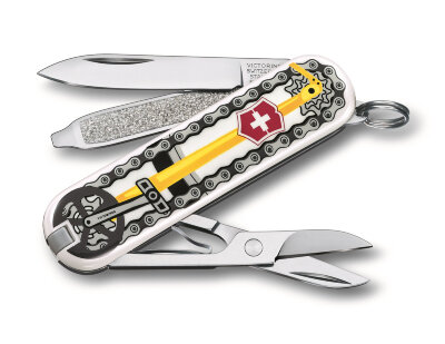 Нож-брелок VICTORINOX Classic &quot;Bike Ride&quot; 0.6223.L2001