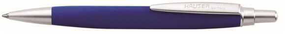 Шариковая ручка Hauser Triangle, синяя, алюминий
