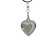 Брелок Fashion Jewelry Сердце для вставки фото с гравировкой