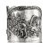 Подстаканник "Тройка" Триумфальная никелированный с чернением в коробке НБС7408/156