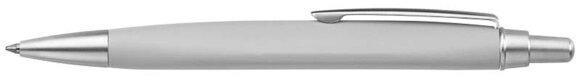 Шариковая ручка Hauser Triangle, серая, алюминий с гравировкой