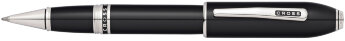 Ручка-роллер Selectip Cross Peerless 125. Цвет - черный/платина