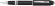 Ручка-роллер Selectip Cross Peerless 125. Цвет - черный/платина с гравировкой