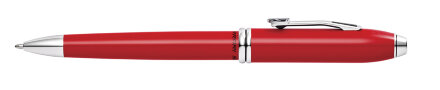 Фото: Шариковая ручка Cross Townsend Ferrari Glossy Rosso Corsa Red Lacquer / Rhodium