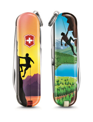 Нож-брелок VICTORINOX Classic &quot;Climb High&quot; 0.6223.L2004