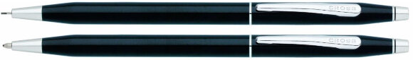 Набор Cross Century Classic: шариковая ручка и механический карандаш 0.7мм. Цвет - черный.