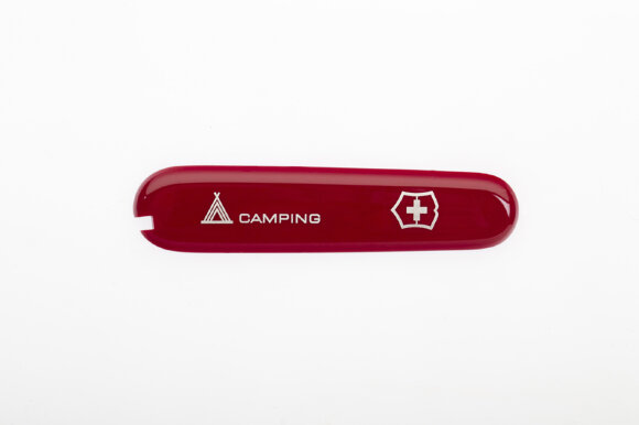 Передняя накладка с лого Camping для ножей VICTORINOX 91 мм 1.3763.71 и 1.3613.71 C.3671.3 Camping