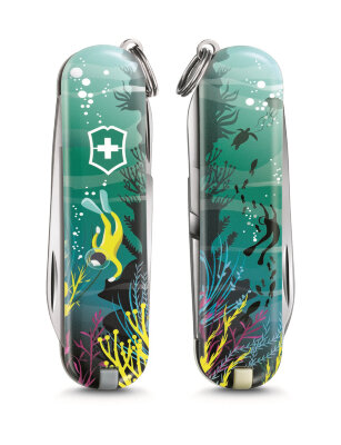 Нож-брелок VICTORINOX Classic &quot;Deep Dive&quot; 0.6223.L2006