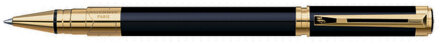 Роллерная ручка Waterman Perspeсtive Black GT. Корпус и колпачок: лакированная латунь. в Москве, фото 31