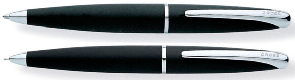 Набор Cross ATX: шариковая ручка и механический карандаш 0.7мм. Цвет - черный.