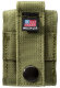 Подарочный набор: зажигалка Black Crackle® и зелёный нейлоновый чехол Zippo 49400