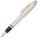 Перьевая ручка Cross Peerless 125. Цвет - платиновый/позолота, перо - золото 18К/родий с гравировкой
