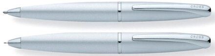 Набор Cross ATX: шариковая ручка и механический карандаш 0.7мм. Цвет - матовый хромовый в Москве, фото 15