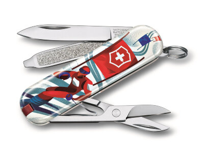 Нож-брелок VICTORINOX Classic &quot;Ski Race&quot; 0.6223.L2008
