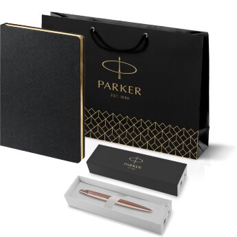 Подарочный набор Parker: Ручка Parker Jotter XL SE20 Monochrome Pink Gold и Ежедневник 212_11105302755