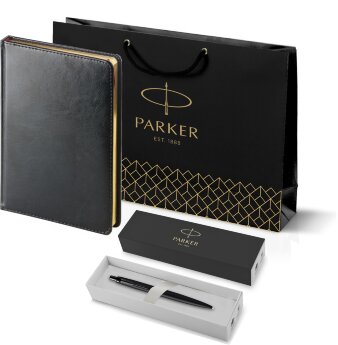 Подарочный набор Parker: Шариковая Ручка Parker Jotter XL SE20 Monochrome и Ежедневник 212_3_128022753