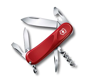 Нож перочинный VICTORINOX Evolution 10, 85 мм, 13 функций, красный