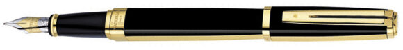 Перьевая ручка Waterman Exception Night&Day Gold GT. Перо - золото18К, детали дизайна: позолота 23К. с гравировкой