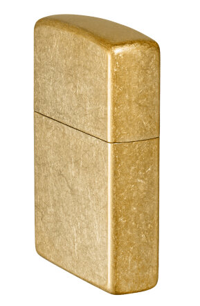 Купить: Зажигалка Zippo Classic с покрытием Tumbled Brass, латунь/сталь, золотистая, матовая, 38x13x57 мм